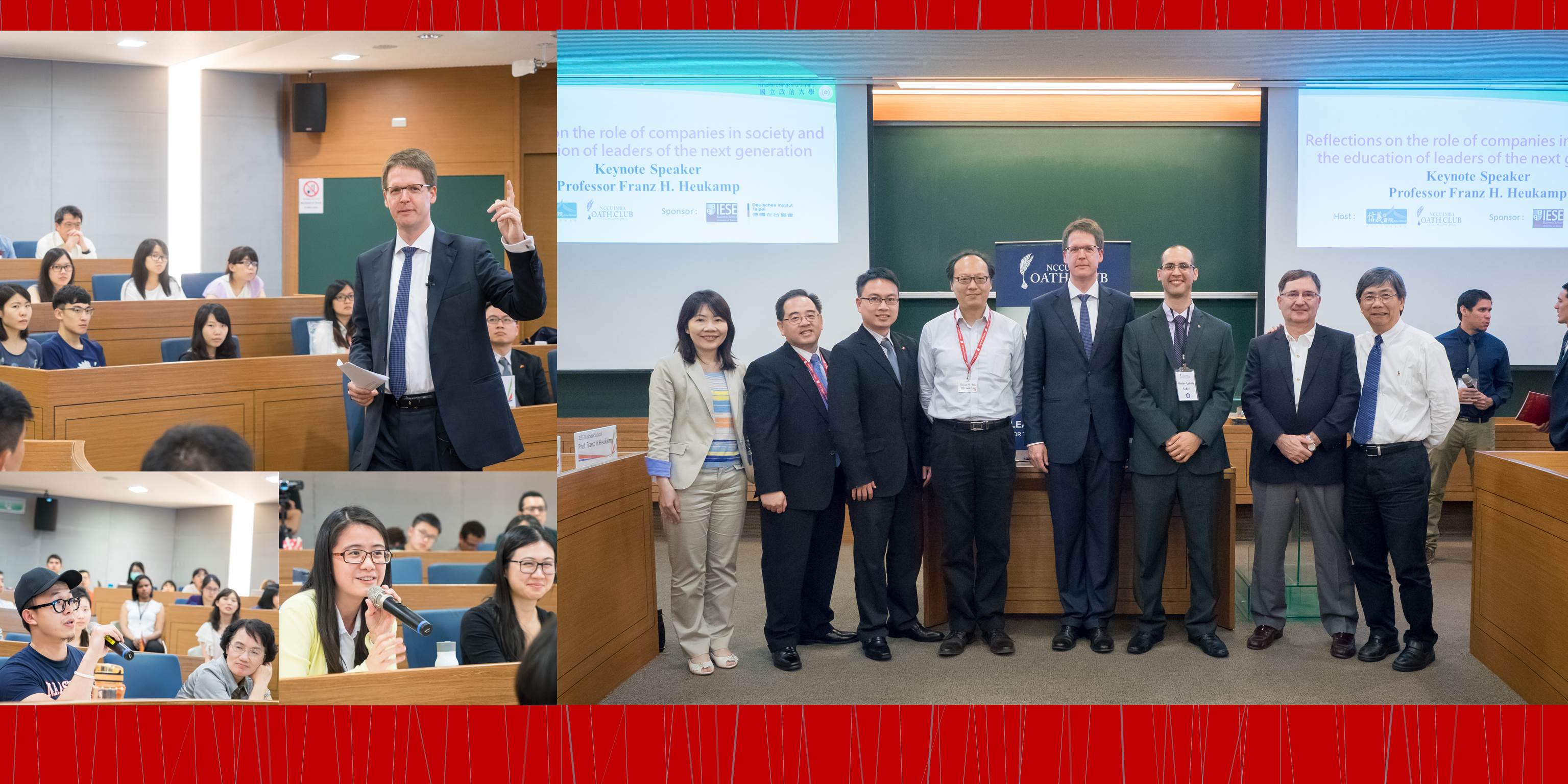 IESE Business School Prof. Franz H. Heukamp Speech <br> 'Reflections on the role of companies in society and the education of  leaders of the next generation'
